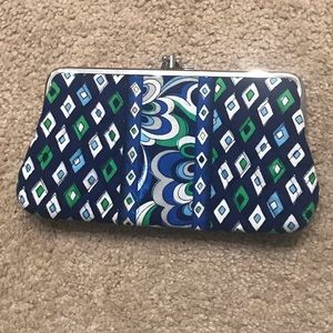 Vera Bradley snap-closure wallet in Mosaic